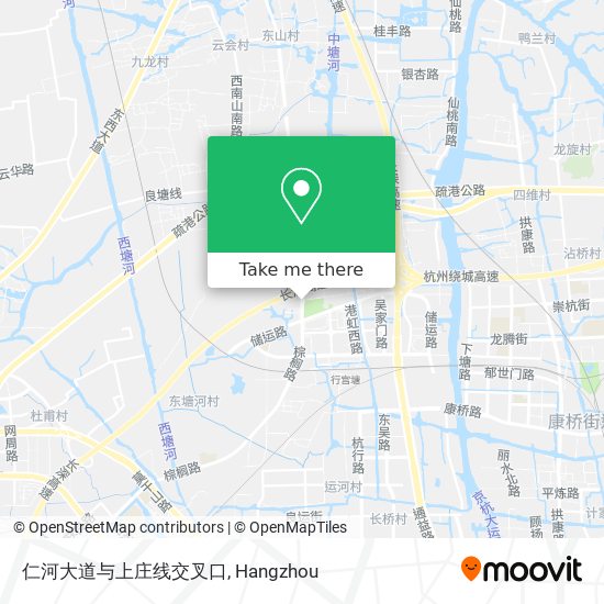 仁河大道与上庄线交叉口 map