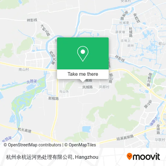 杭州余杭运河热处理有限公司 map