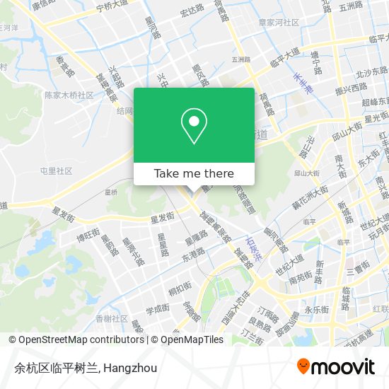 余杭区临平树兰 map