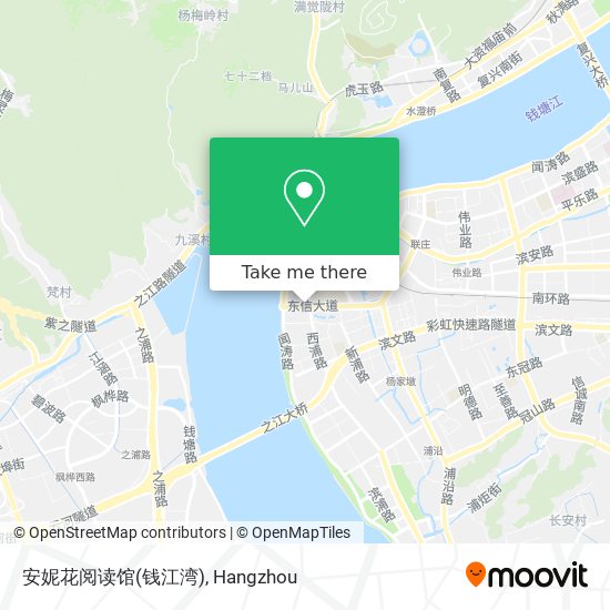 安妮花阅读馆(钱江湾) map