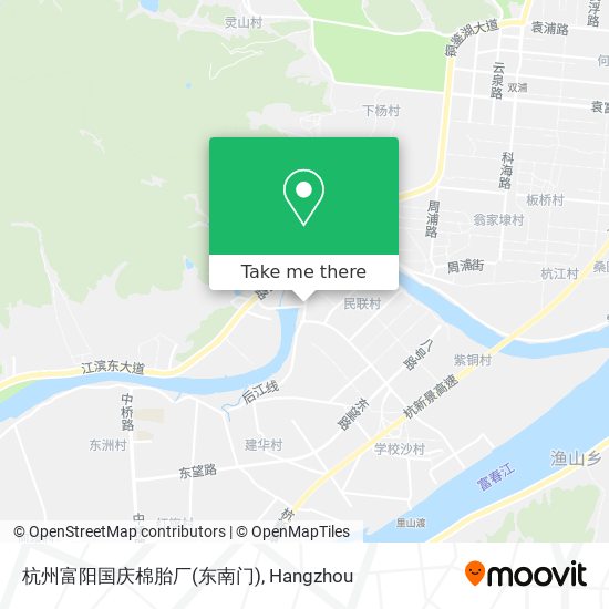 杭州富阳国庆棉胎厂(东南门) map