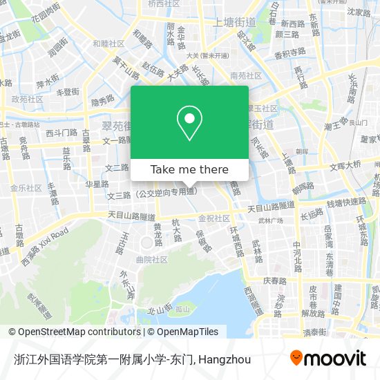 浙江外国语学院第一附属小学-东门 map