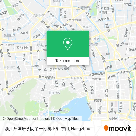 浙江外国语学院第一附属小学-东门 map