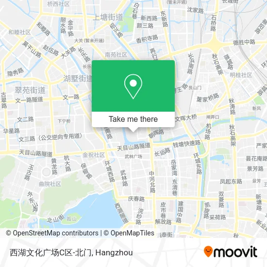 西湖文化广场C区-北门 map