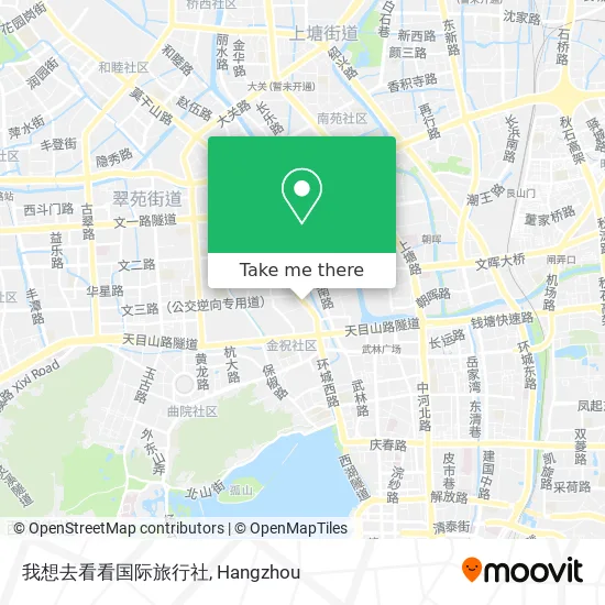 我想去看看国际旅行社 map