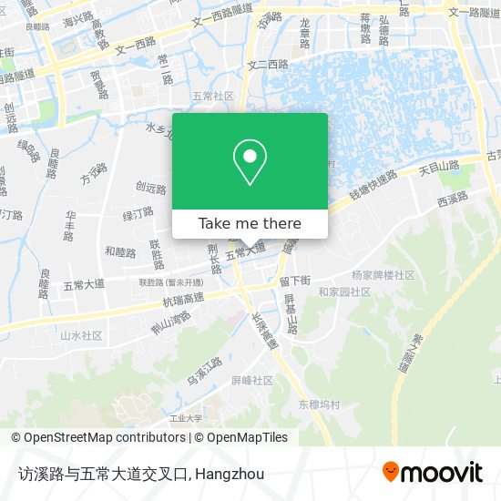 访溪路与五常大道交叉口 map