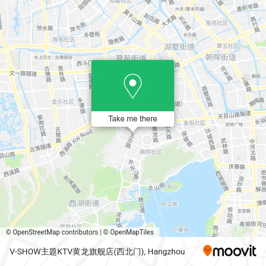 V-SHOW主题KTV黄龙旗舰店(西北门) map