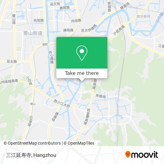 三江延寿寺 map