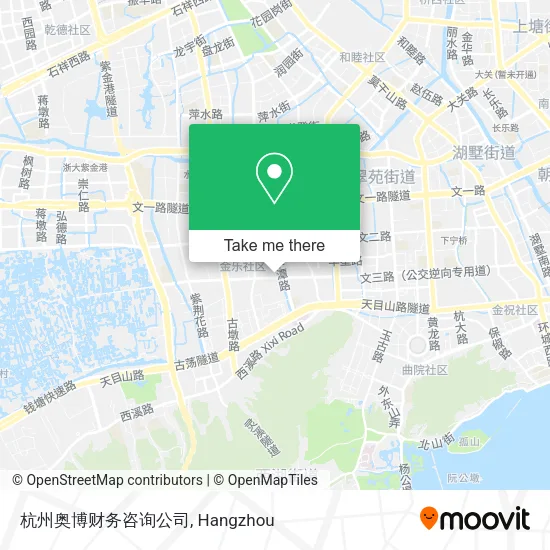 杭州奥博财务咨询公司 map