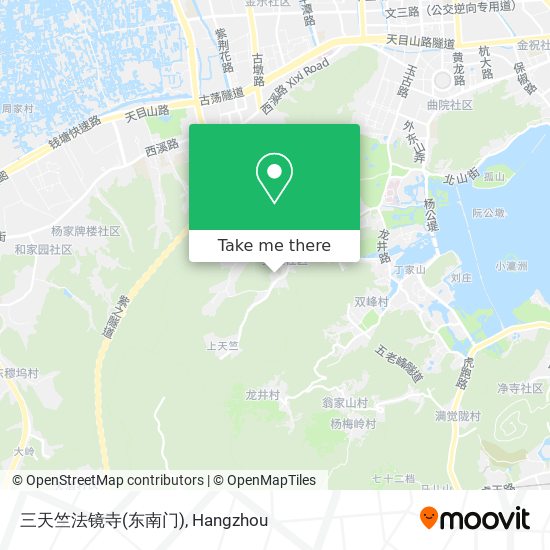 三天竺法镜寺(东南门) map