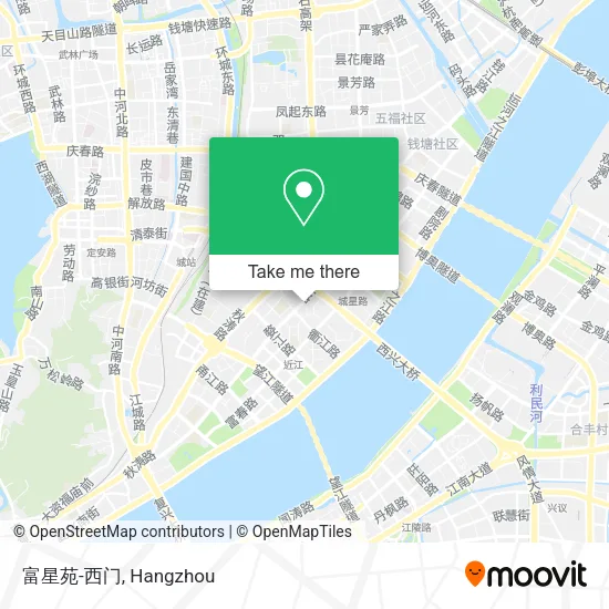 富星苑-西门 map