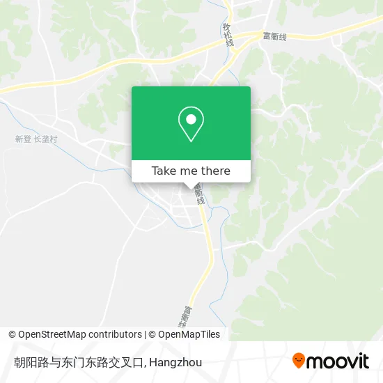 朝阳路与东门东路交叉口 map