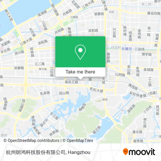 杭州朗鸿科技股份有限公司 map
