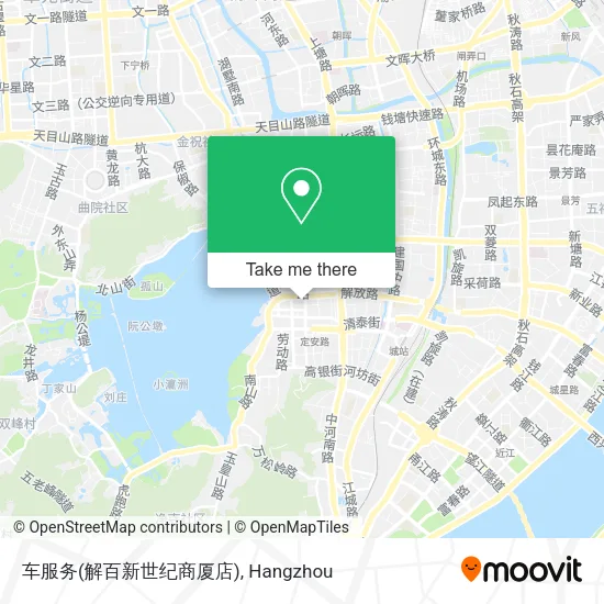车服务(解百新世纪商厦店) map
