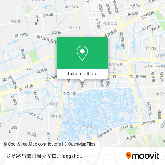 龙章路与晴川街交叉口 map
