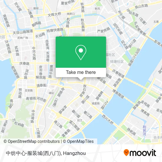 中纺中心-服装城(西八门) map