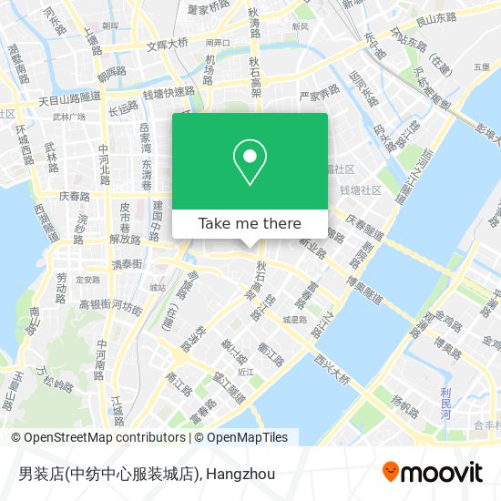 男装店(中纺中心服装城店) map