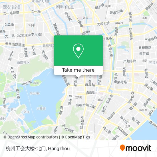 杭州工会大楼-北门 map