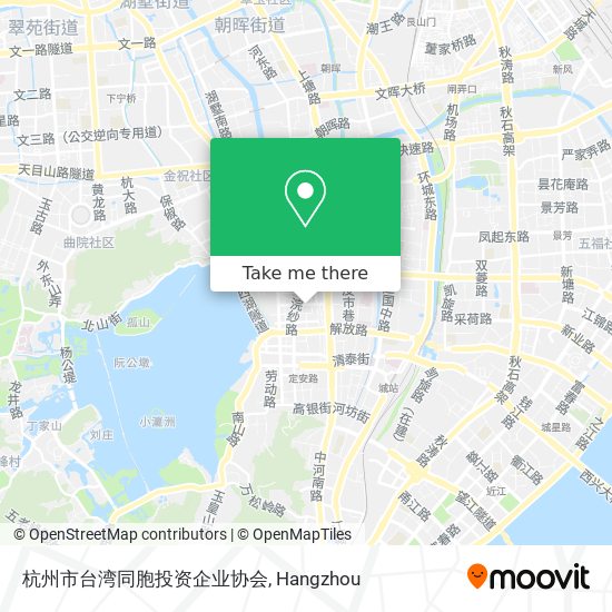 杭州市台湾同胞投资企业协会 map