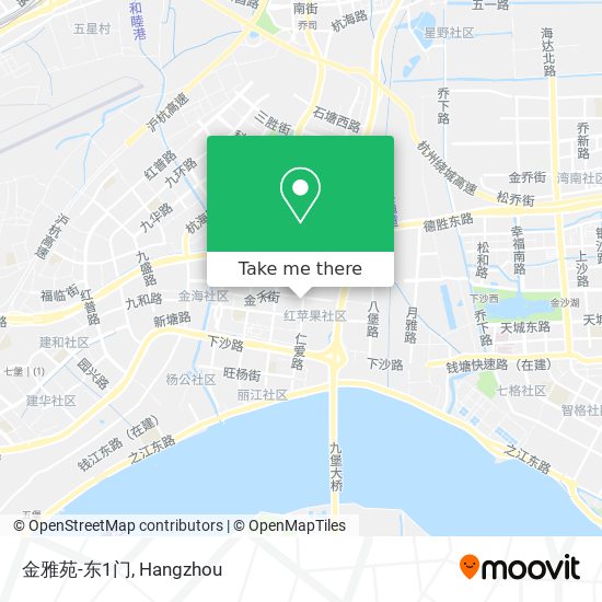 金雅苑-东1门 map