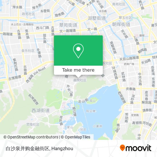 白沙泉并购金融街区 map