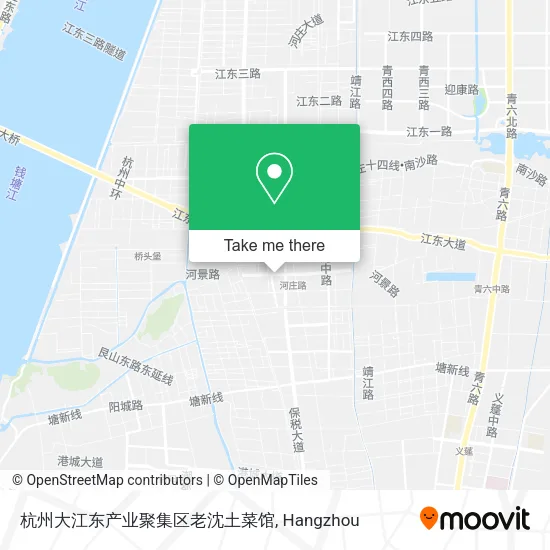 杭州大江东产业聚集区老沈土菜馆 map