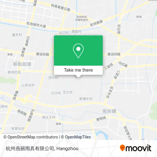 杭州燕丽雨具有限公司 map