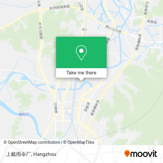 上戴雨伞厂 map