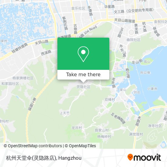 杭州天堂伞(灵隐路店) map