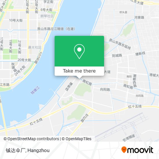 铖达伞厂 map