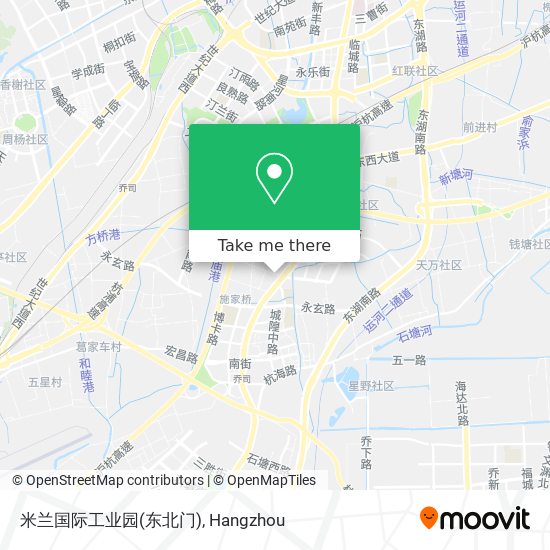 米兰国际工业园(东北门) map