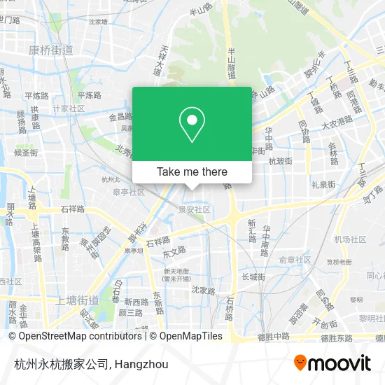 杭州永杭搬家公司 map