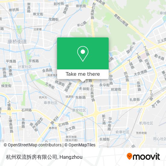 杭州双流拆房有限公司 map