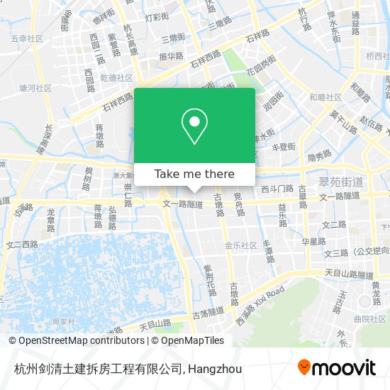 杭州剑清土建拆房工程有限公司 map