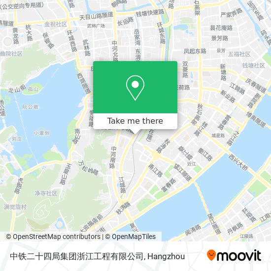 中铁二十四局集团浙江工程有限公司 map