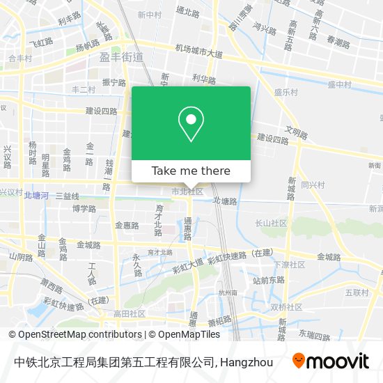 中铁北京工程局集团第五工程有限公司 map