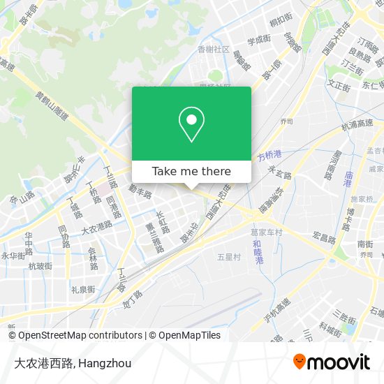 大农港西路 map