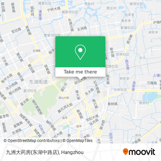 九洲大药房(东湖中路店) map