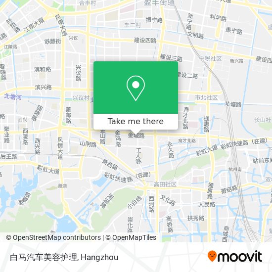 白马汽车美容护理 map