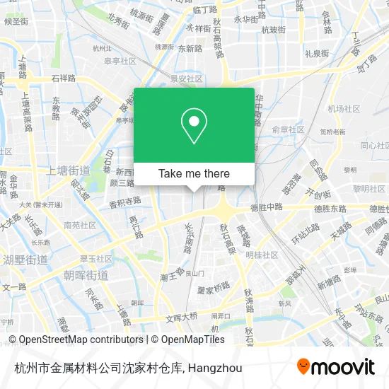 杭州市金属材料公司沈家村仓库 map