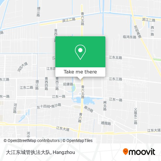 大江东城管执法大队 map