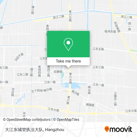 大江东城管执法大队 map