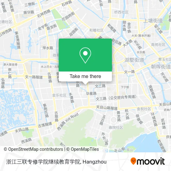 浙江三联专修学院继续教育学院 map