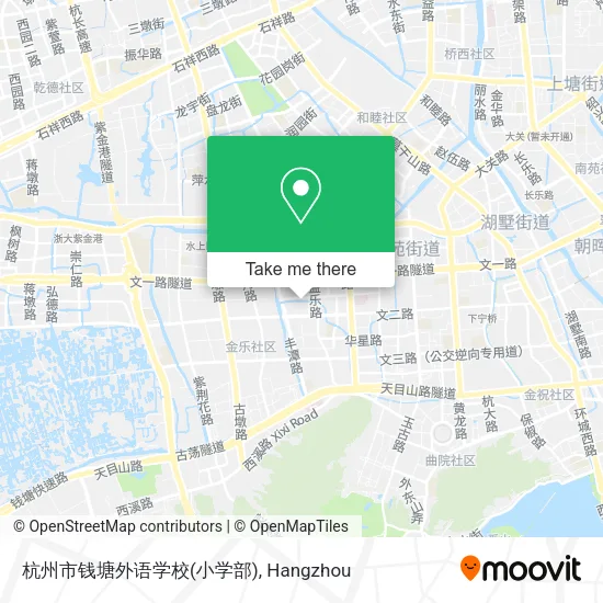 杭州市钱塘外语学校(小学部) map