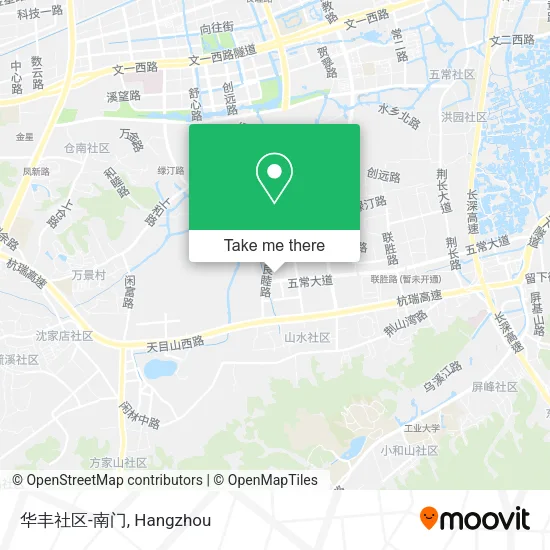 华丰社区-南门 map