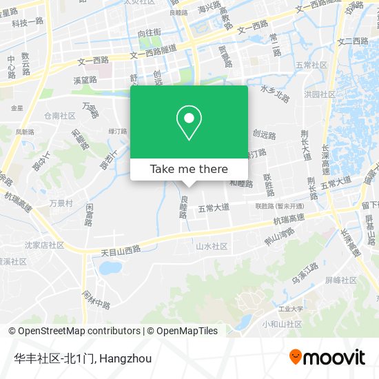 华丰社区-北1门 map