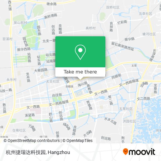 杭州捷瑞达科技园 map