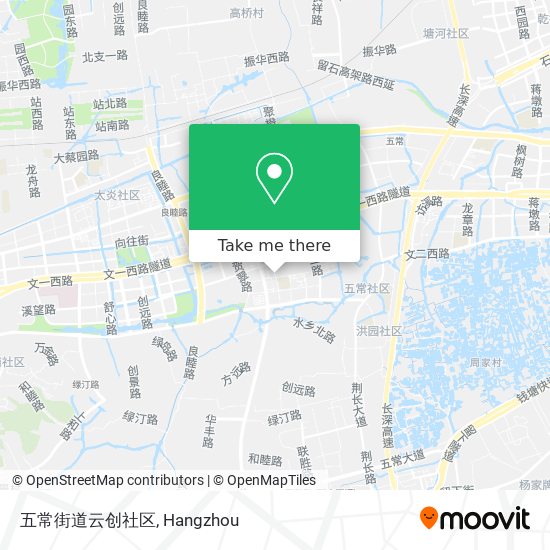 五常街道云创社区 map