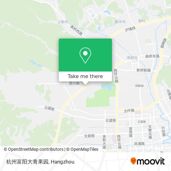 杭州富阳大青果园 map