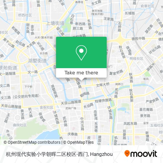 杭州现代实验小学朝晖二区校区-西门 map